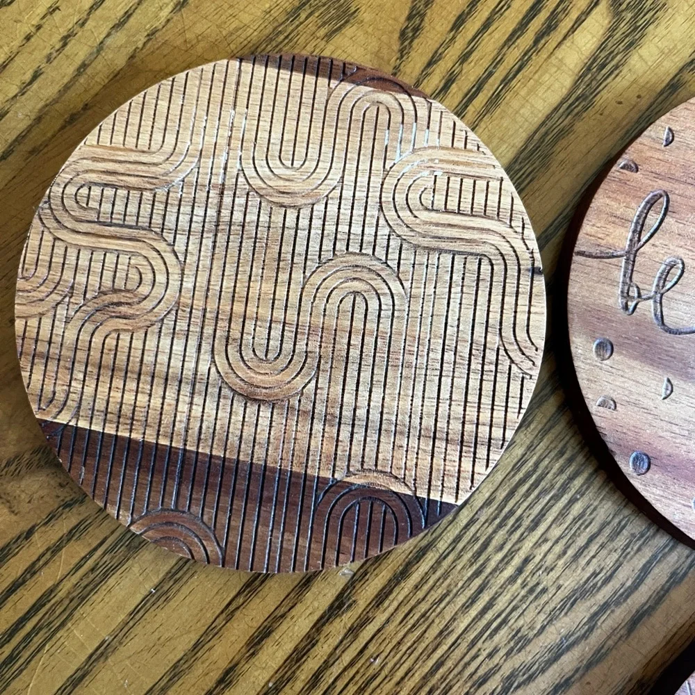 Thyme & Table Wooden Coaster Set